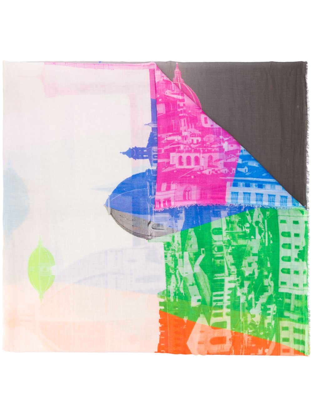 фото Faliero sarti town-print scarf