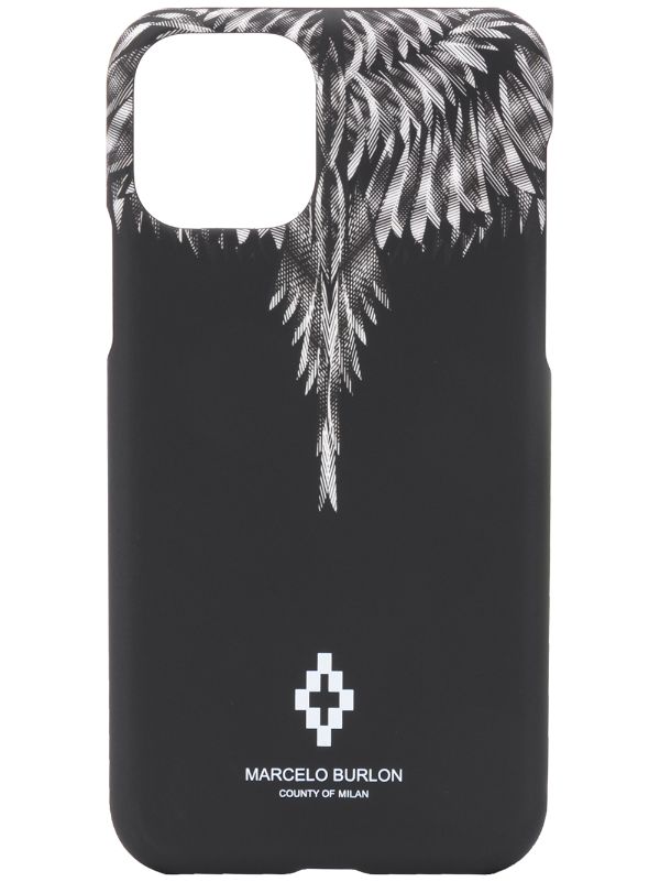 Overvåge overskridelsen regulere Shop Marcelo Burlon County of Milan Wings iPhone 11 Pro case with Express  Delivery - FARFETCH