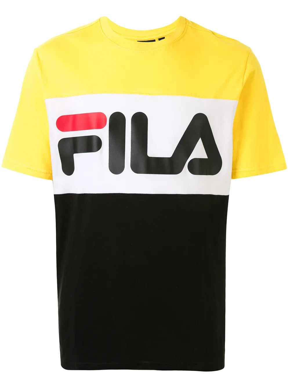 fila colour block t shirt