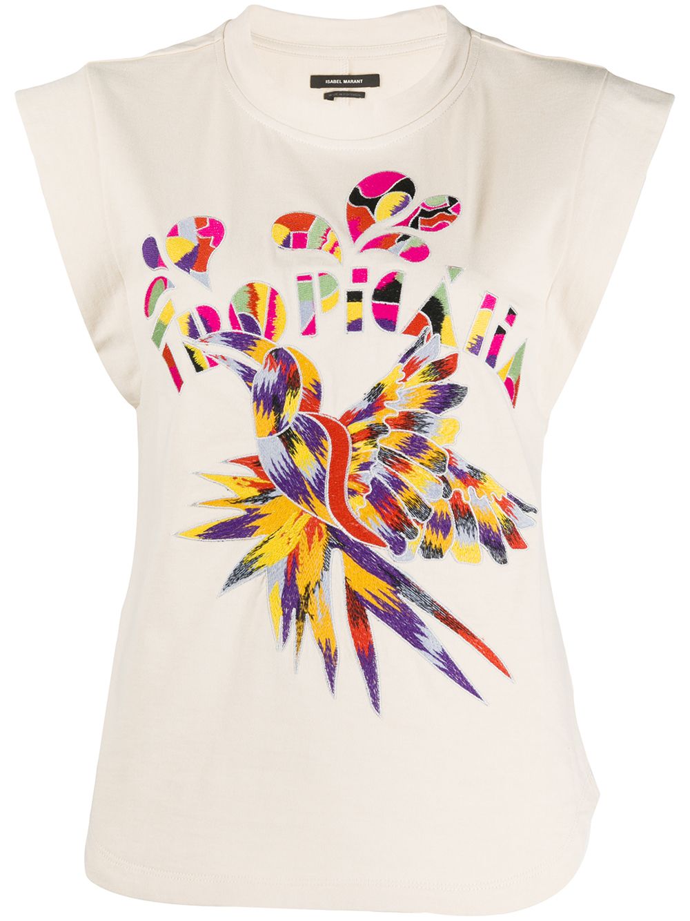 ISABEL MARANT SELENO EMBROIDERED TOP