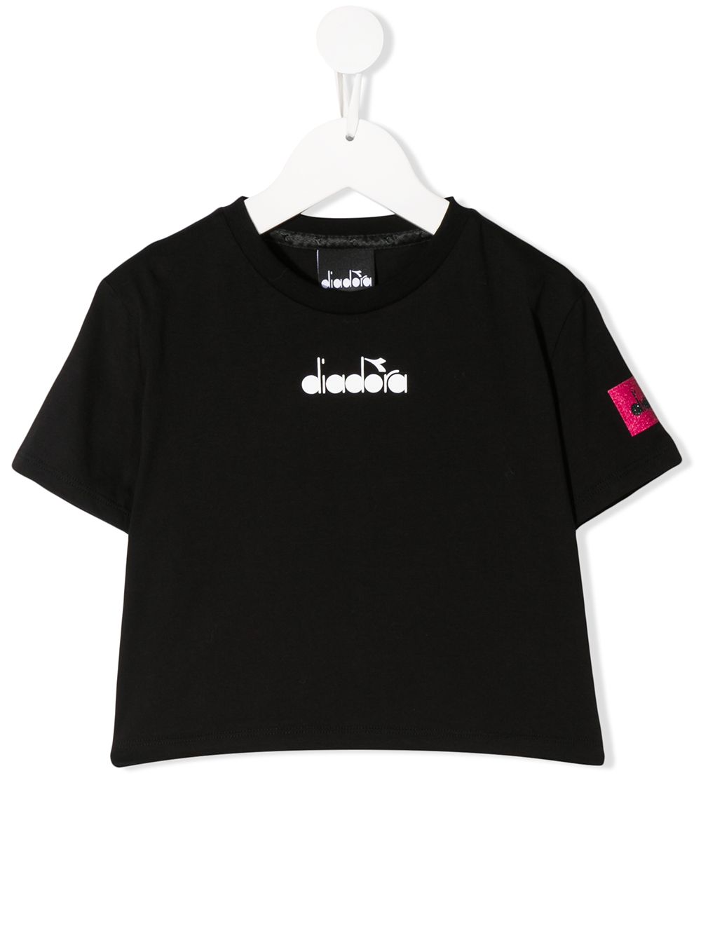 фото Diadora junior logo-print cotton t-shirt