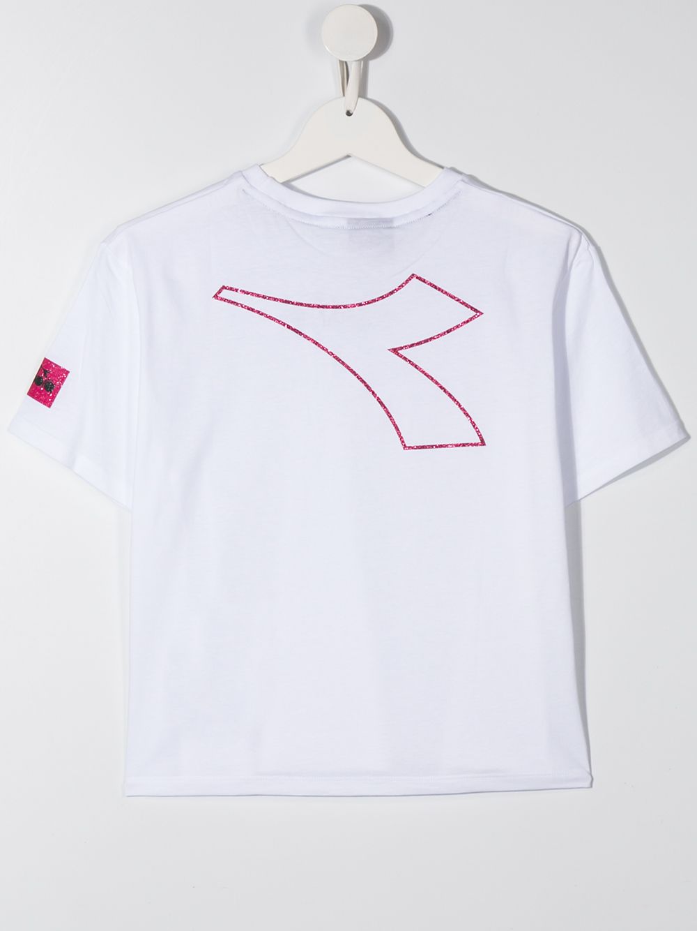 фото Diadora junior teen logo-print cotton t-shirt