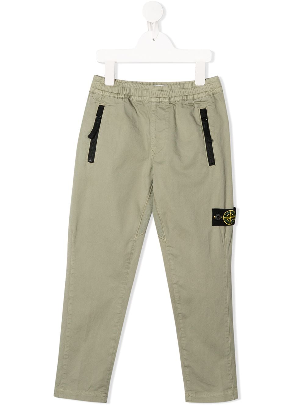 Stone Island Junior Kids' Casual Tracksuit Pants In Green