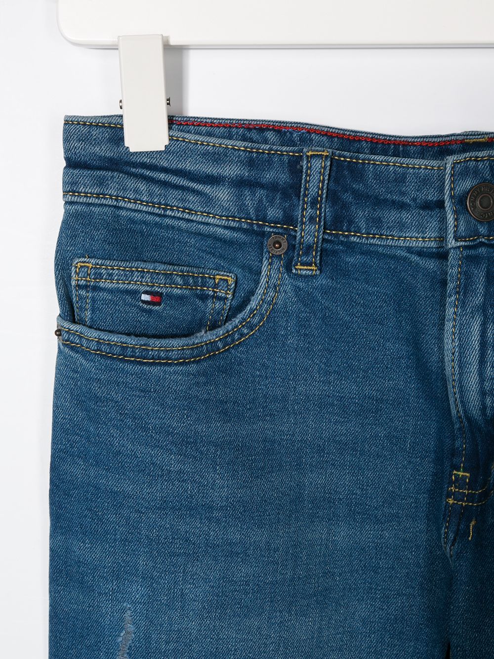 фото Tommy hilfiger junior slim-fit denim shorts