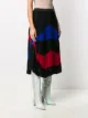 Nº21 Pleated Colourblock Skirt