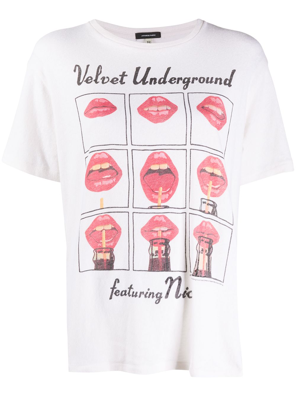 фото R13 футболка velvet underground с графичным принтом