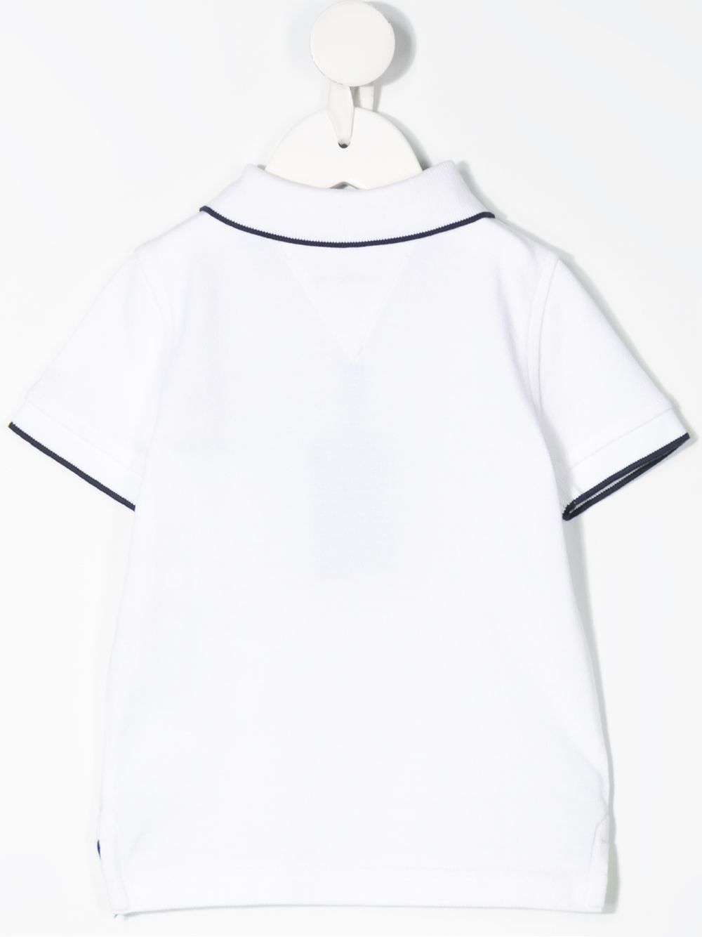 фото Tommy hilfiger junior logo-embroidered polo shirt