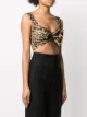 Dolce & Gabbana leopard print crop top