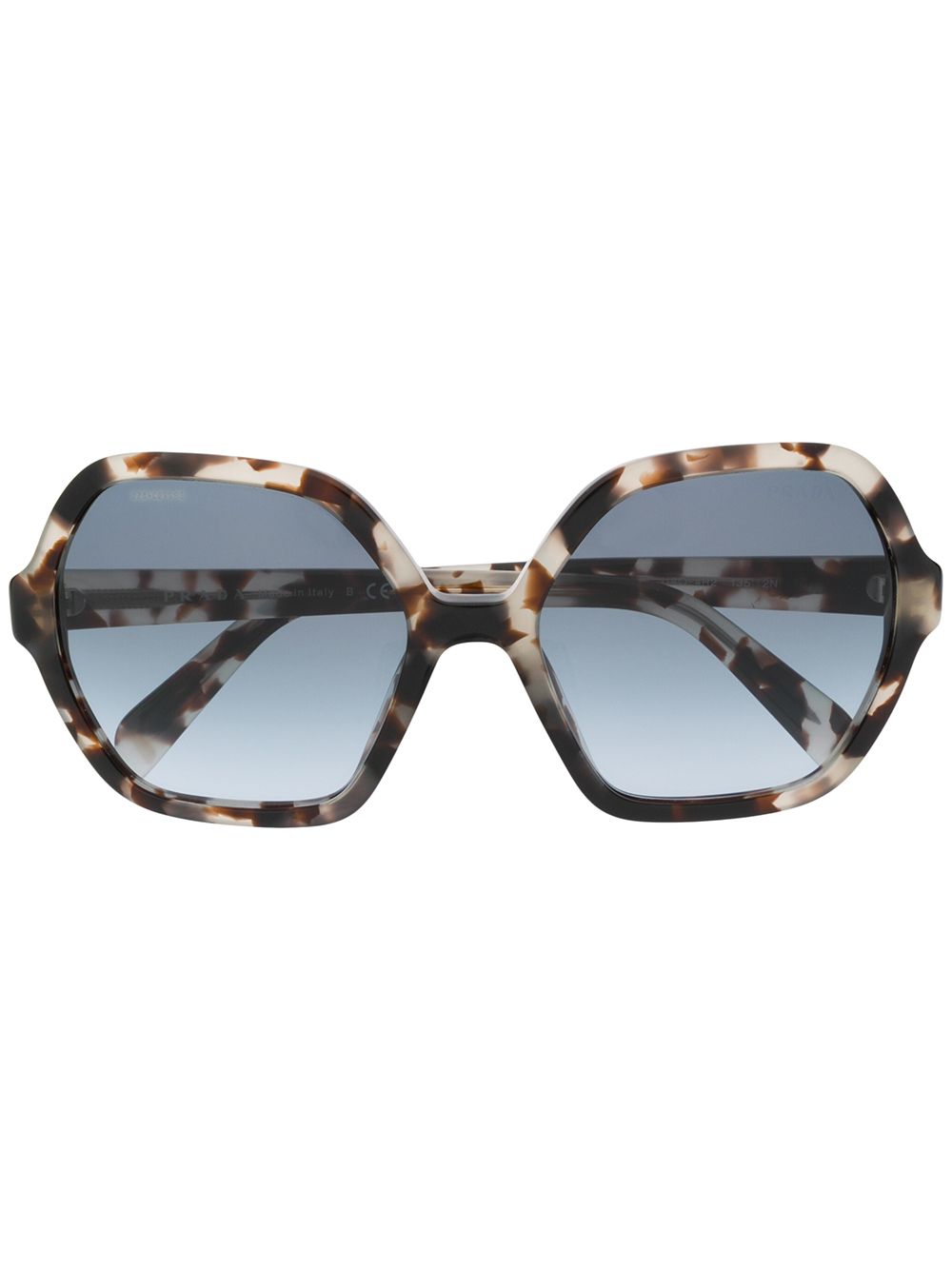 фото Prada eyewear hexagon-frame sunglases