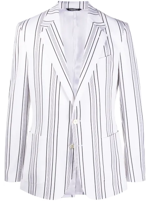 Dolce & Gabbana striped pattern blazer
