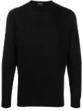 Drumohr crew neck cotton sweatshirt - Black