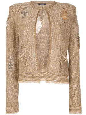 balmain cardigan sale