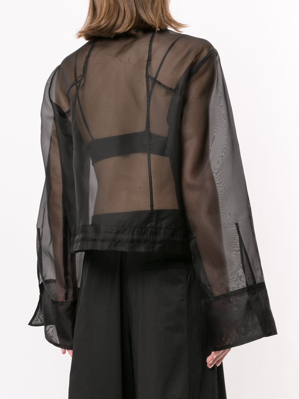 фото Andrea ya'aqov silk sheer blouse