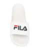 Fila logo print embossed side slides