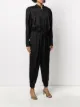Isabel Marant Varzea ruffle-trimmed satin jumpsuit