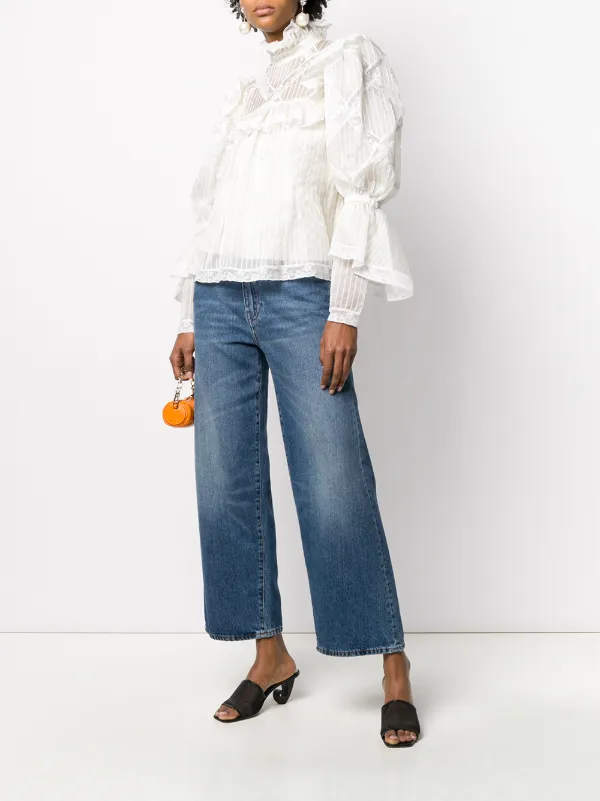 marc jacobs ruffle blouse