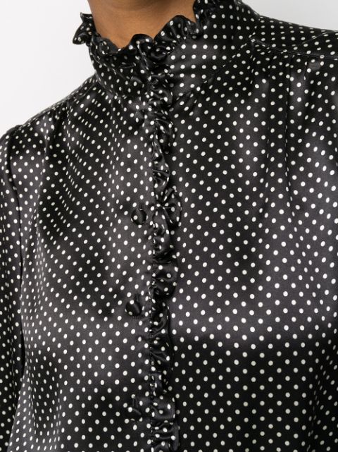 marc jacobs polka dot blouse