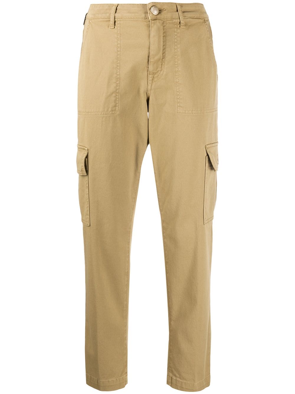 Jacob Cohen 'dakota' Cropped-hose In Neutrals