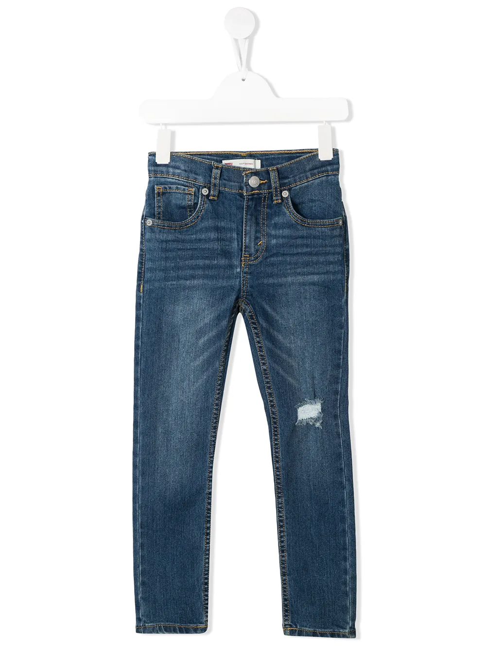 Levi's Kids' Straight Denim Jeans In Blue