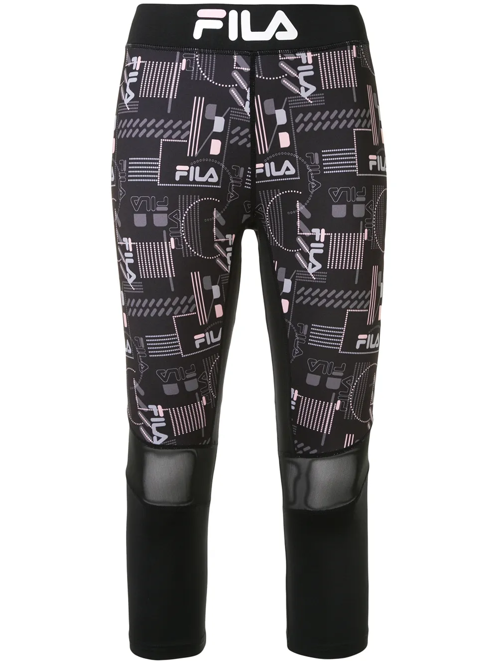 fila logo panel leggings