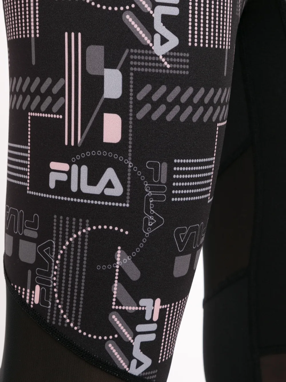 fila logo panel leggings