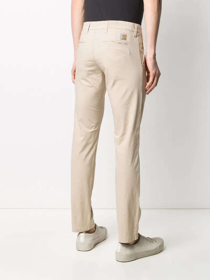 Carhartt Slim Fit Chinos In Neutrals