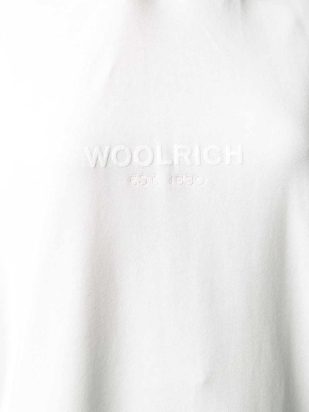 фото Woolrich logo-print oversized hoodie