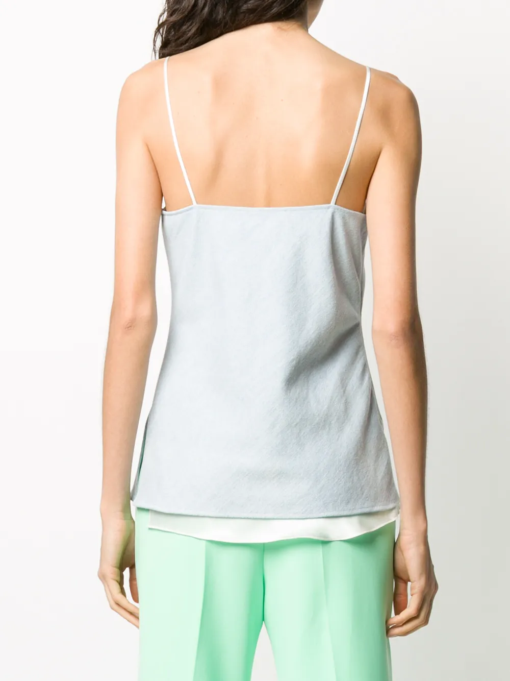 Shop Sies Marjan Amira Washed Denim Cami In Blue