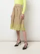 Adam Lippes embroidered hem skirt