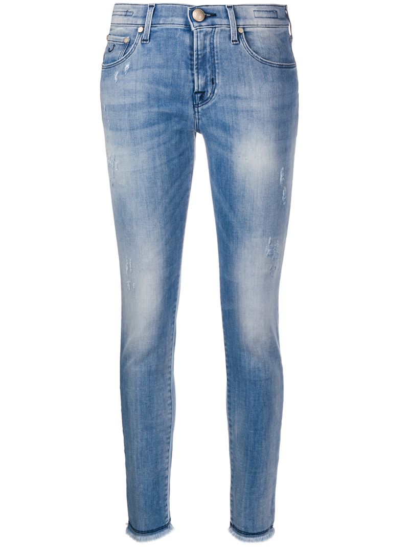 Jacob Cohen Kimberley Low Rise Skinny Jeans In Blue