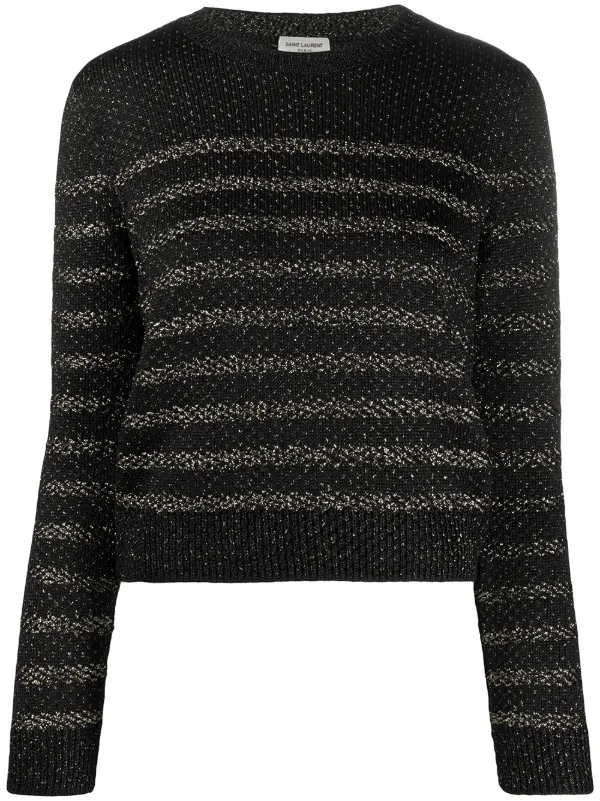 saint laurent black jumper