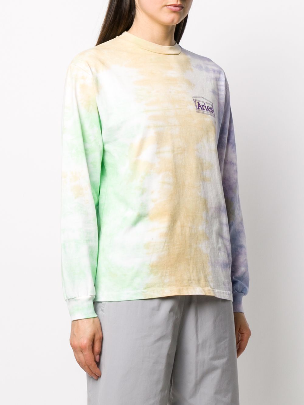 фото Aries tie dye long sleeve sweatshirt