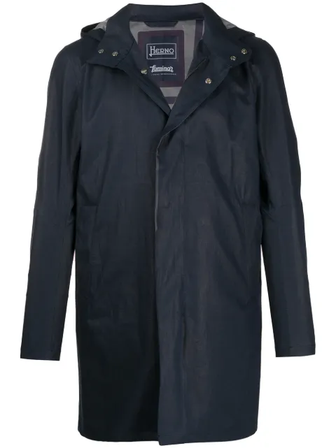 Herno laminated hooded parka
