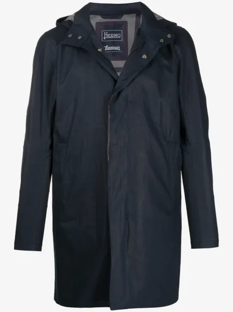 Herno laminated hooded parka