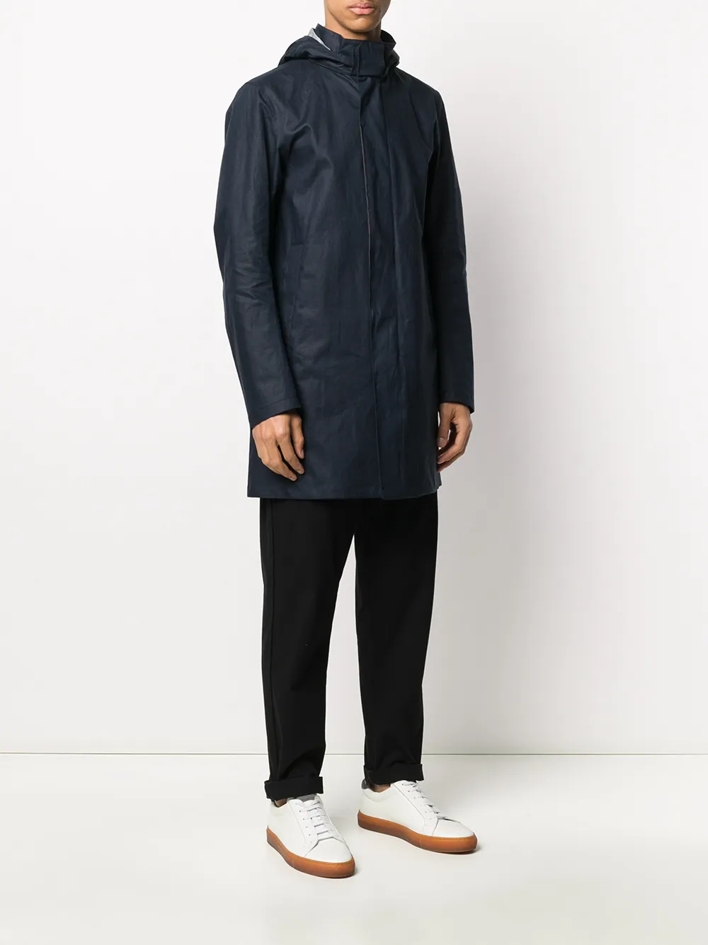 Herno Parka met capuchon Blauw