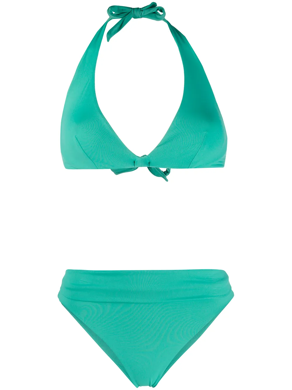 Fisico halterneck bikini | Green | Image 1
