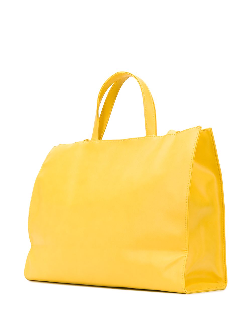 фото Telfar logo-embossed vegan leather shopping tote