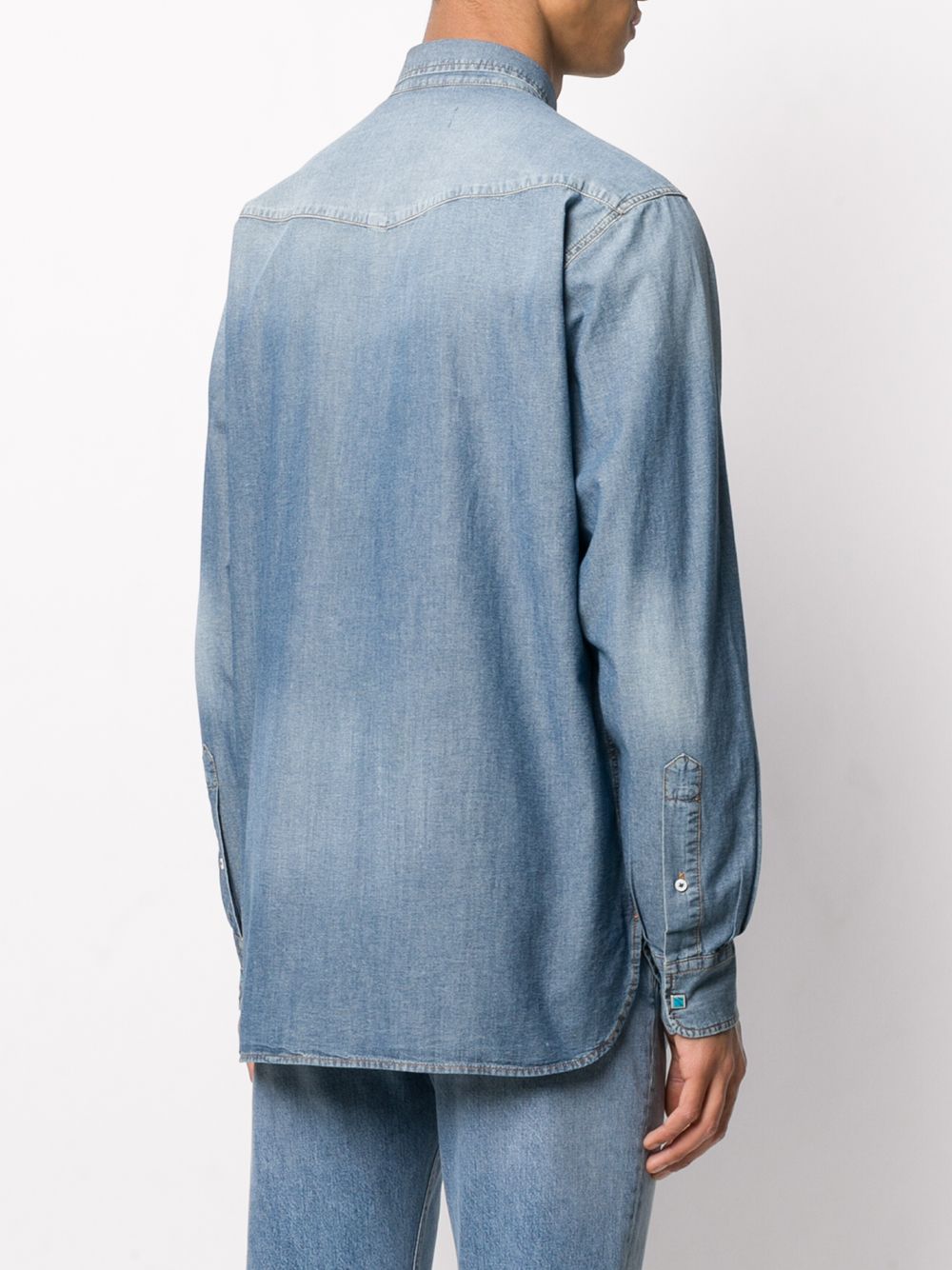 фото Golden goose faded denim shirt