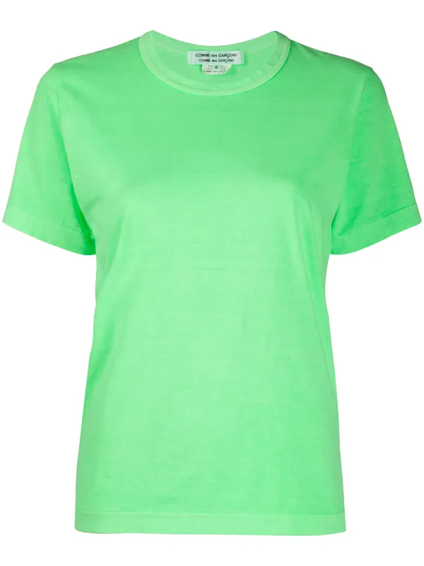 comme des garcons neon shirt
