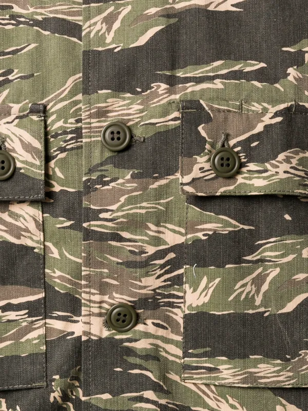Junya Watanabe Military Vest Layered Shirt | Pink | FARFETCH