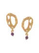 Image 1 of LOVENESS LEE Opuntia stone-drop earrings