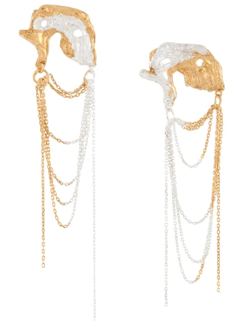 LOVENESS LEE Orion chain-drop earrings