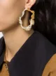 Image 2 of LOVENESS LEE Dzovag hammered hoop earrings