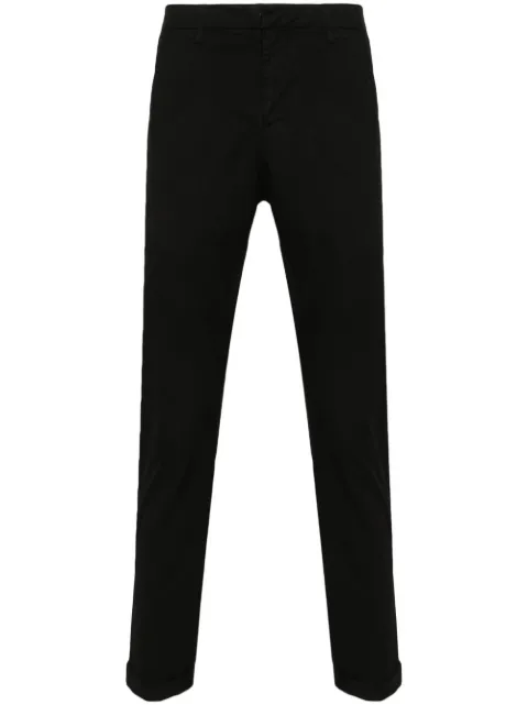 DONDUP mid-rise tapered-leg chinos