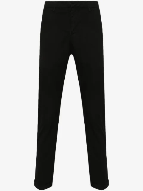 DONDUP mid-rise tapered-leg chinos