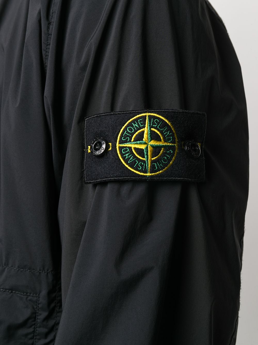 фото Stone island бомбер с нашивкой-логотипом