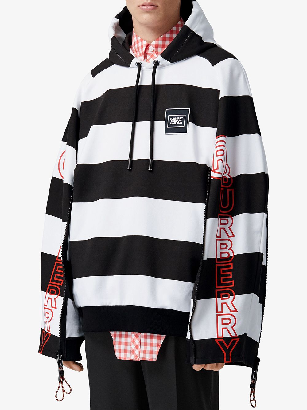 striped hoodie