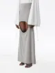 Burberry long step-through skirt