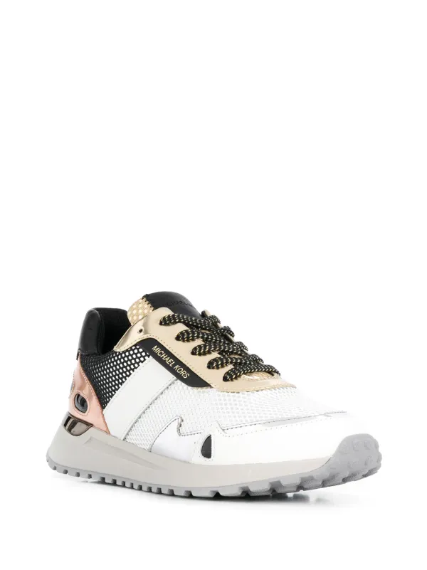 michael kors trainers silver