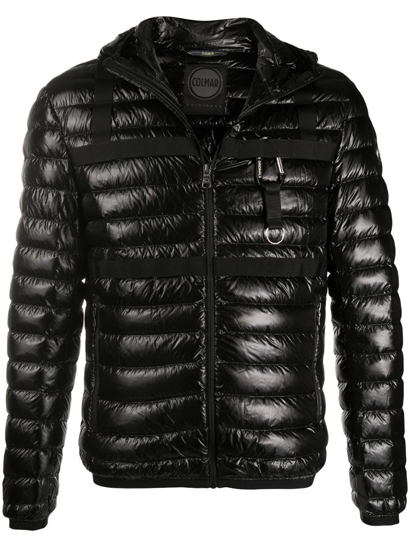 Colmar Hooded Padded Jacket In Black